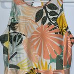 Matilda Jane Floral Peplum Tankini Swim Top Women’s Large L Tropical Photo 3