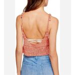 Free People Free People Bombshell Cropped Knitted Sleeveless Top Orange sz Small Photo 10