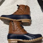 Nautica  Quilted Brown and Black Duck Boots Photo 1