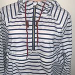 Old Navy  striped hooded jacket lightweight rain woman size XL Photo 1