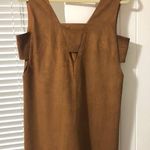 Blu Spero Suede Brown Dress Photo 0