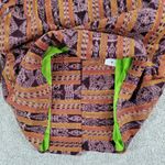 VTG Women Patchwork Embroidered Jacket L Orange Purple Floral Tribal Ethnic Boho Size L Photo 14