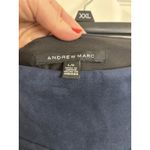 Marc Anthony Anthony Marc Navy Faux Suede Pull On Pants Size Large Office Stretch Casual Photo 3