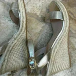 Stuart Weitzman  Teddi Leather Wedge Sandal 11.5 Photo 3