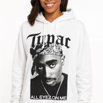 2pac Tupac All Eyes On Me Hoodie White Size XS Photo 0