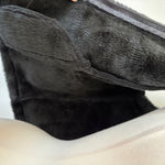 Jaclyn Smith Solid Black Faux Fur Trim Vest Photo 1