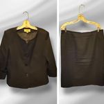 Le Suit ‎ Black Skirt Set Photo 1