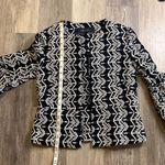 ZARA Black & White Short Jacket with flare 3/4 length sleeve Photo 3