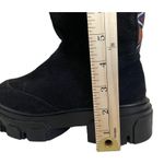 Farm Rio NWOT Black Long Faux Leather Suede Tall Shaft Boots Sz 6 Photo 4