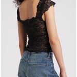 Inc international I.n.c. International  Cap Sleeve Lace Crop Top  Photo 1