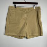 J.CREW 7" Stretch Chino Short Size 14 Khaki NEW Preppy Casual Classic H5809 Photo 1