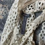 Aerie  Cream Lace Bandeau with Scalloped Trim Photo 2