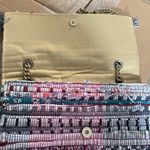 Rag Rug Bohemian Boho Fringe Handbag Purse Gold Chain Handle Multicolor Photo 5