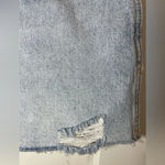We The Free  High Rise Button Fly “BFF” Embroidered Denim Skirt size 25 NWT Photo 4