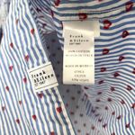 Frank & Eileen  Eileen Relaxed Button-Up Shirt, Blue Stripe Hearts Photo 3