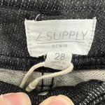 Z Supply Rilynn Wide Leg Trouser Black Sand Denim Jeans Size 28 NWT Contemporary Photo 3