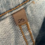 Carmar Blue Denim Mini Skirt with White Accents Size 25 Photo 7