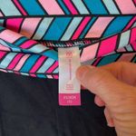 Black Yoga Pants Skinny Leg Colorful Foldover Waistband Size undefined Photo 3