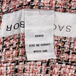 Sag Harbor VTG  Pink Tweed Blazer Women's 10 Petite Cropped Barbie Legally Blonde Photo 6