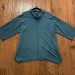 J. Jill Pure Jill teal shark bite cowl neck tunic sweater xs Blue Photo 6