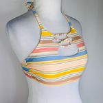 Hot Water  Pastel Stipe Bikini Swim Top SP Shade & Shore Yellow Bottom S Photo 5