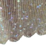 Vintage Pink Sequin Beaded Evening Cocktail Top Blouse size medium Photo 3