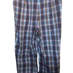 J.Crew Blue & Orange 100% Cotton High Waist Super Wide Leg Size 14 Trousers. Photo 4