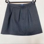Madewell  Pleated Tailored Mini Grey Skirt Size 10 Photo 1