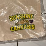 Sunshine Cannabis Cream Tote Bag Tan Photo 1