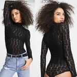 Free People Intimately  Lavender Day N Night Lace Bodysuit, Size L EXCELLENT Photo 1