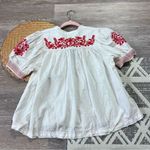 Free People boho embroidered dreaming about you top women’s size S Photo 9