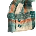 Wrangler  Wrancher Shirt Women's Sz XL Plaid‎ Teal Long Sleeve Pearl Snap Western Photo 3
