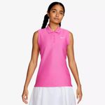 Nike NWT  Dri-FIT Victory Ribbed Sleeveless Polo Shirt Photo 1