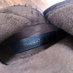 Tamaris • Lizudi ankle boots brown leather booties heeled fleece lined tassel Size 7.5 Photo 5