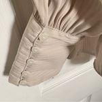 Free People  Small Serena Silky Shirt Crinkle Appearance Button Classic Elegant Photo 10