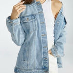 Style & Co Light Blue Denim Jacket L Photo 0