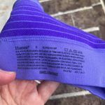 Hanes Comfy Purple Striped Sports Bra Photo 5