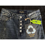 Indigo Rein Size 7/27 Mid Rise Flare Bell Bottom Jeans Dark Wash Button Fly NWT Photo 5