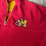 Disney Vintage Mickey And Co Mickey Mouse Embroidery‎ Quarterzip Pullover Size Large Photo 3