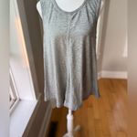 Knox Rose  Heather Gray Scoop Neck Loose Fit Distressed Tank Top Sz Medium Photo 7