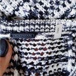 Elie Tahari 🖤 Josie Black and White Striped Halter Cotton Knit Sweater Midi Dress Photo 7