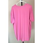 Beyond Yoga  Featherweight Hit Snooze Pink Tee Photo 2