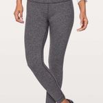 Lululemon Wunder Under Low Rise 7/8 Leggings Herringbone Heathered Black 2 Photo 1