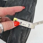 Fossil  Black Leather Crossbody Shoulder Bag Messenger Purse Adjustable Strap Photo 11