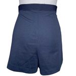 FILA Vintage Navy Blue 80's Retro Side Pockets Shorts Size 40 Comfy Casual Photo 1
