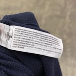 Abercrombie & Fitch  navy blue embroidered soft AF fleece hoodie Photo 4