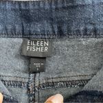 Eileen Fisher  Flare Leg Dark Wash Jeans Large Petite Photo 1