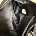 Vintage Genuine Leather Moto Jacket Crossbody Bag Black Photo 4