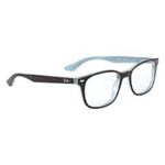 RAY BAN Women's Tortoise Glasses Frames w Light Blue Eyeglasses RB5375 Tan Photo 1