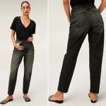 Good American Good Mom High Waist Black Jeans Size 27 Photo 1